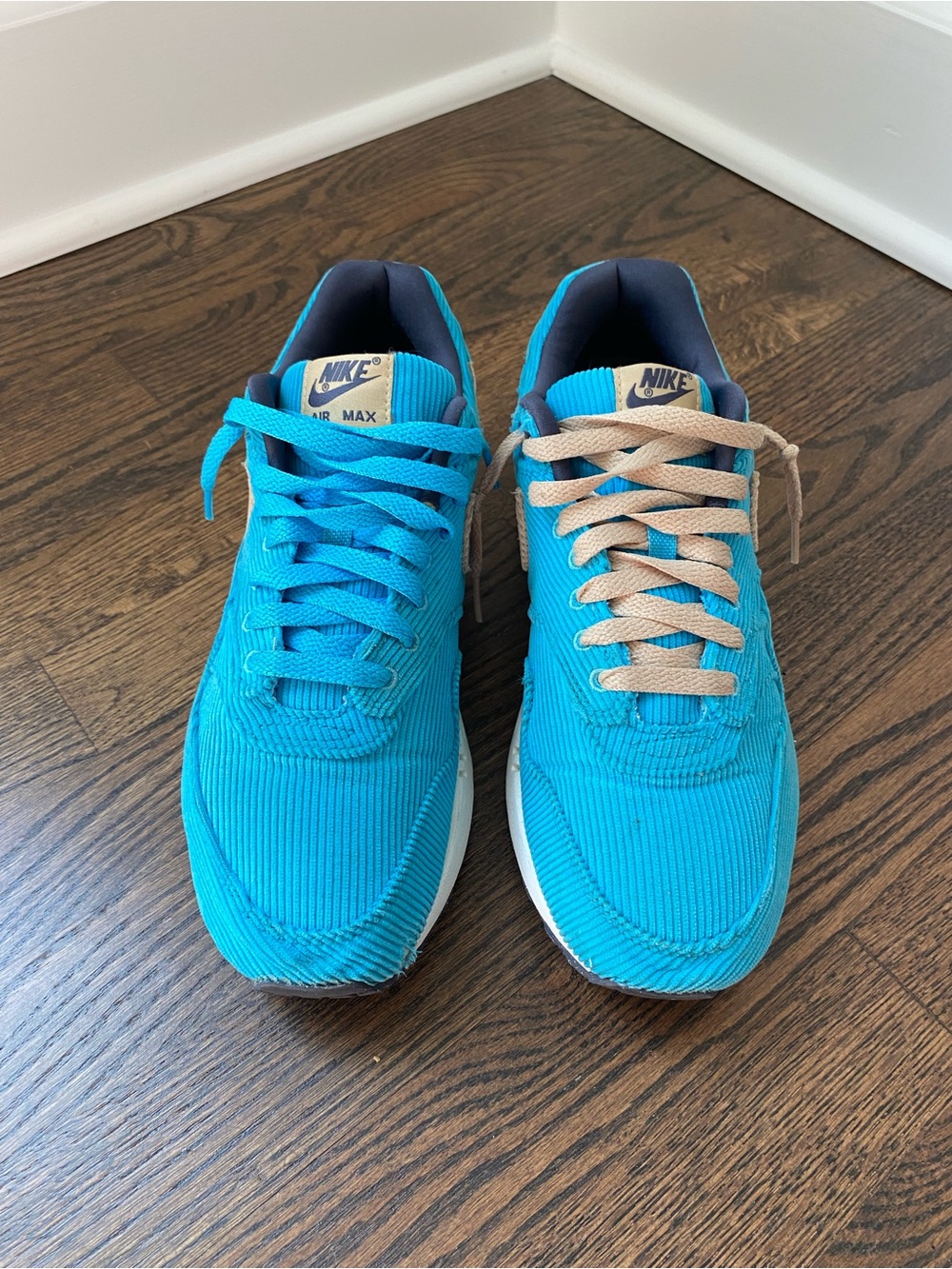 Nike Air Max Baltic Blue Corduroy Men’s Size 9, Great Condition